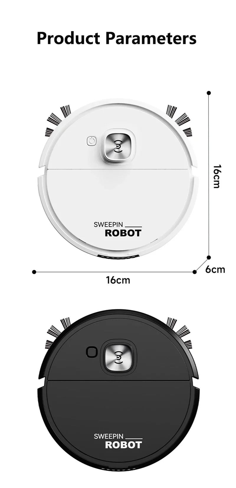 Smart Sweeping Robot – Automatic Floor Cleaner