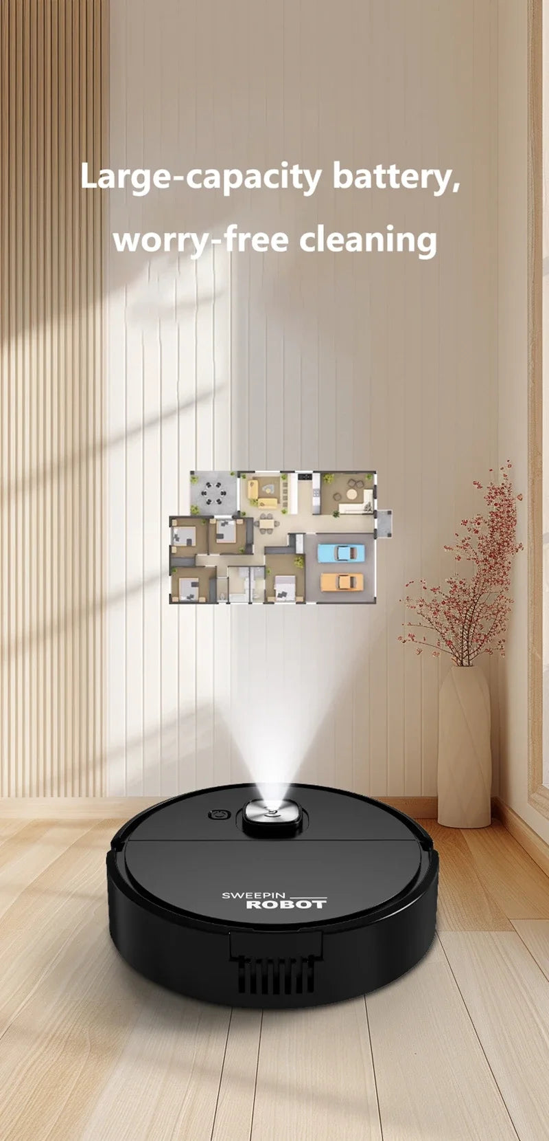 Smart Sweeping Robot – Automatic Floor Cleaner