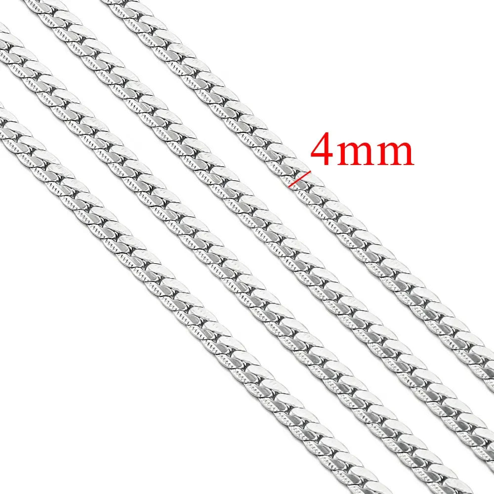1 Meter Stainless Steel Large Heavy Chunky Hip Hop Punk Link Gold Color Chains DIY Jewelry Materials Handmade Necklace Bracelet