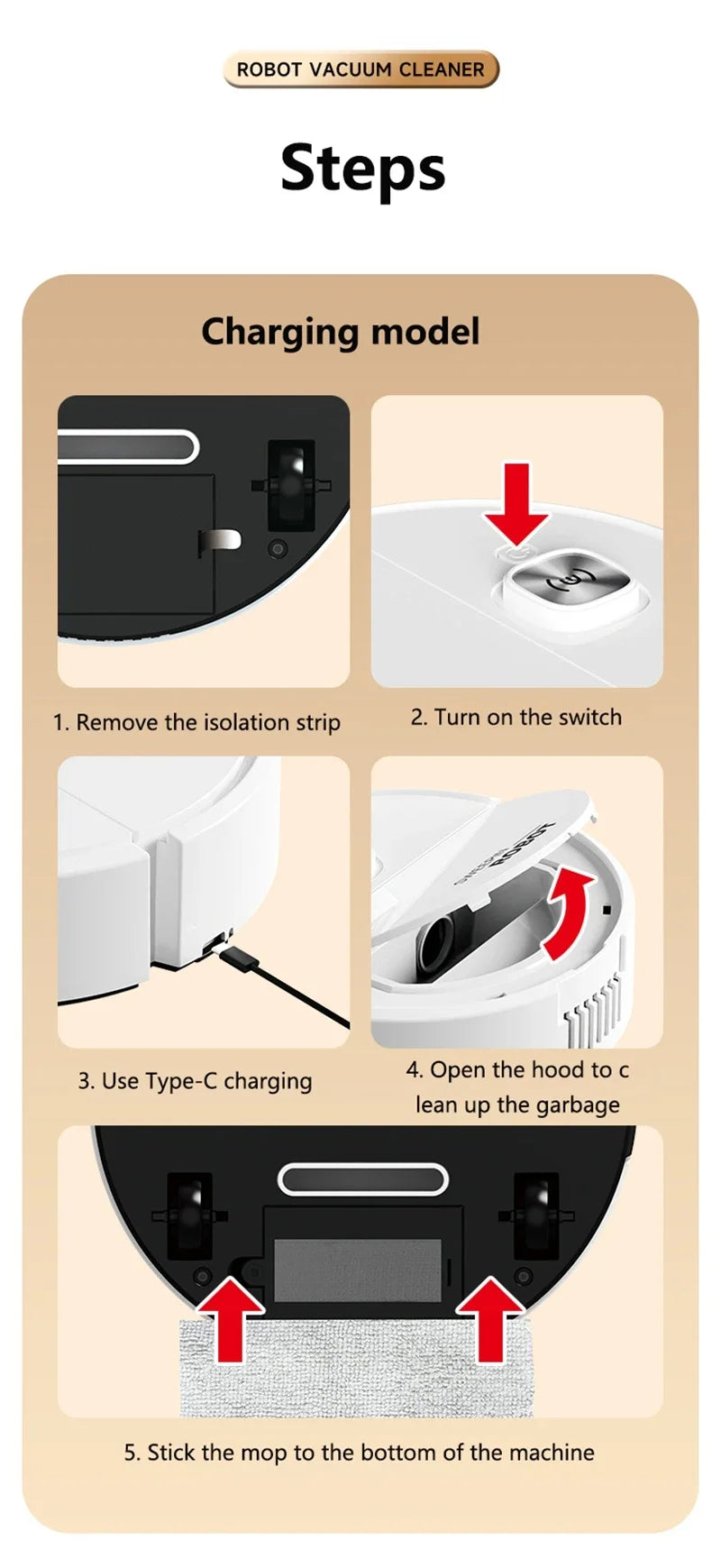 Smart Sweeping Robot – Automatic Floor Cleaner