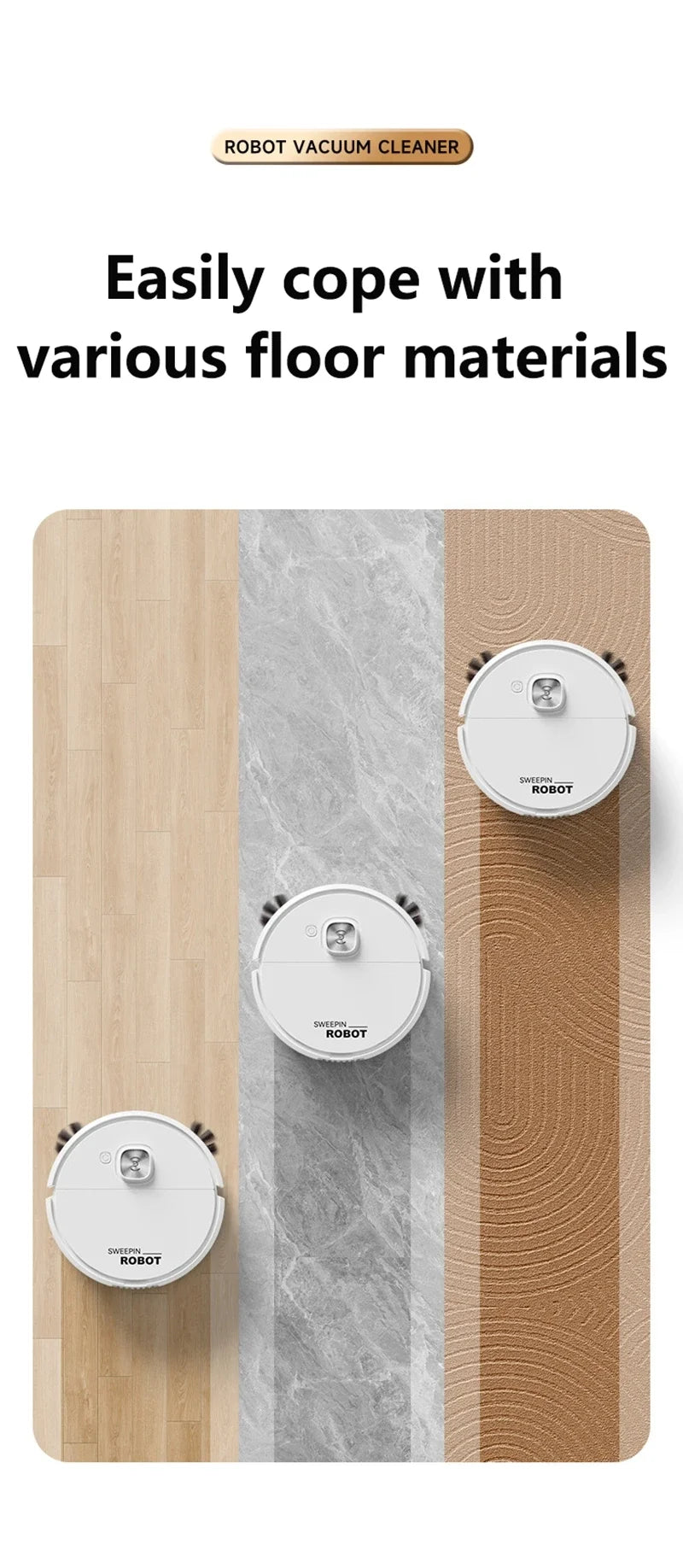 Smart Sweeping Robot – Automatic Floor Cleaner